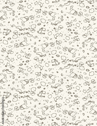 Gritty Pebble Flecks Abstract Irregular Texture. Random Sand Floor Marks Background. For Seamless Natural Stone Grit Backdrop. Mottled Monochrome Organic for Irregular Speckle Backdrop in Vector EPS10