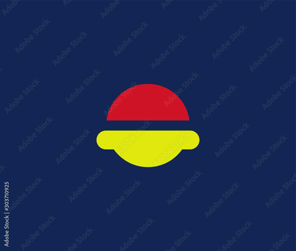 Circle Logo Icon Minimal emblem design template Circle Logo Icon Minimal emblem design template