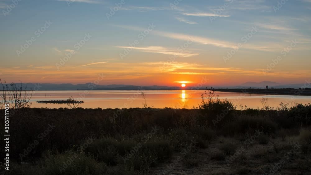 Time lapse of a beautiful sunrise in the wetlands off highway 37 in Vallejo, Ca. Time lapse of a beautiful sunrise in the wetlands off highway 37 in Vallejo, Ca.