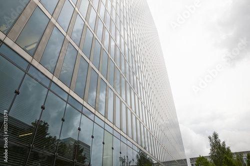 Glassfassade, Hochhaus, Wolkenkratzer, Büro