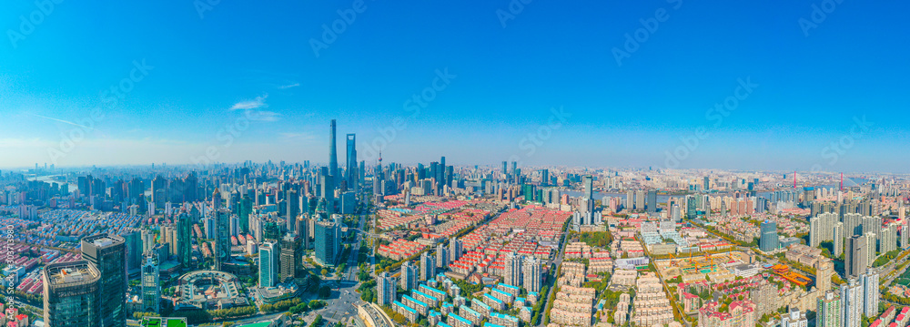 Φωτογραφία City Skyline of Pudong New Area, Shanghai, China