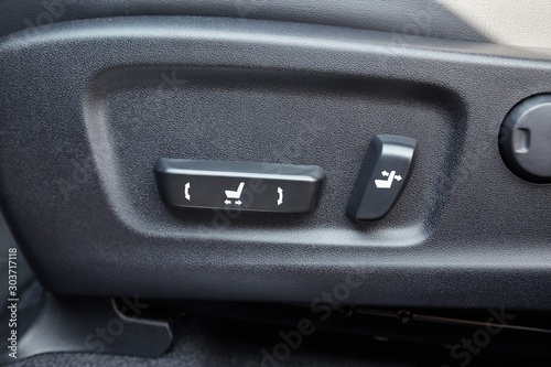 Car seat electric adjustment knobs, © Gudellaphoto