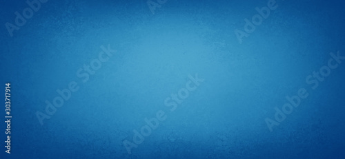 Bright pretty blue background with smooth blurred soft texture border, elegant blue paper with dark vintage vignette 