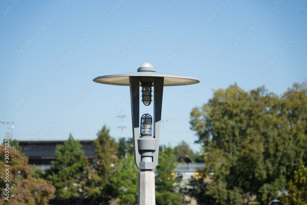light pole at park