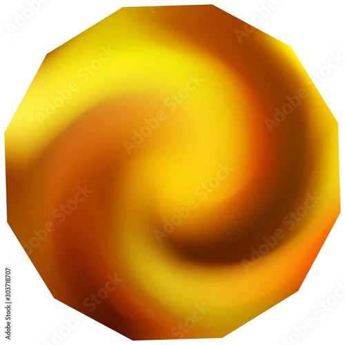 Polygonal chromatic background.