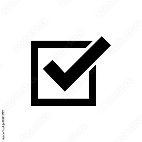 check mark icon vector design symbol