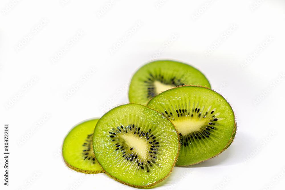 Fototapeta premium Kiwi fruit isolated on white background