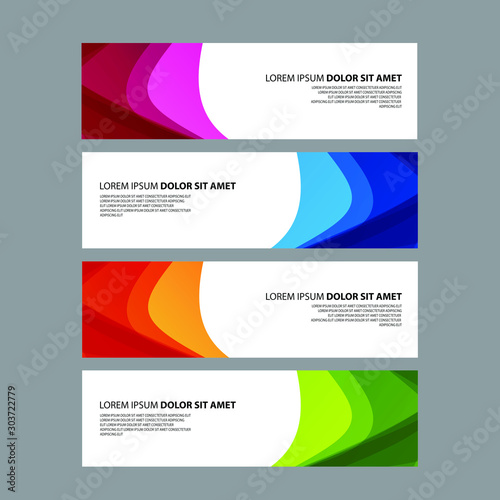 Vector Abstract design banner web template