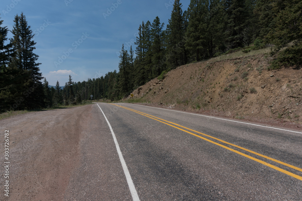 Enchanted Cirlcle Scenic Byway in New Mexico. Enchanted Cirlcle Scenic Byway in New Mexico.