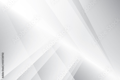 Abstract geometric white and gray color background. Vector, illustration. 