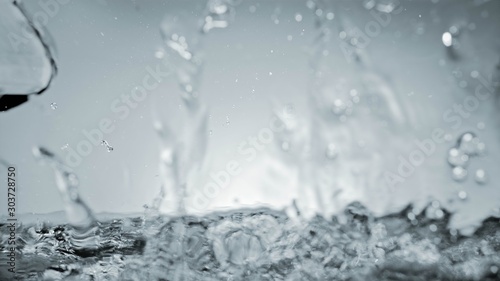water splash, isolated on white © ahmad