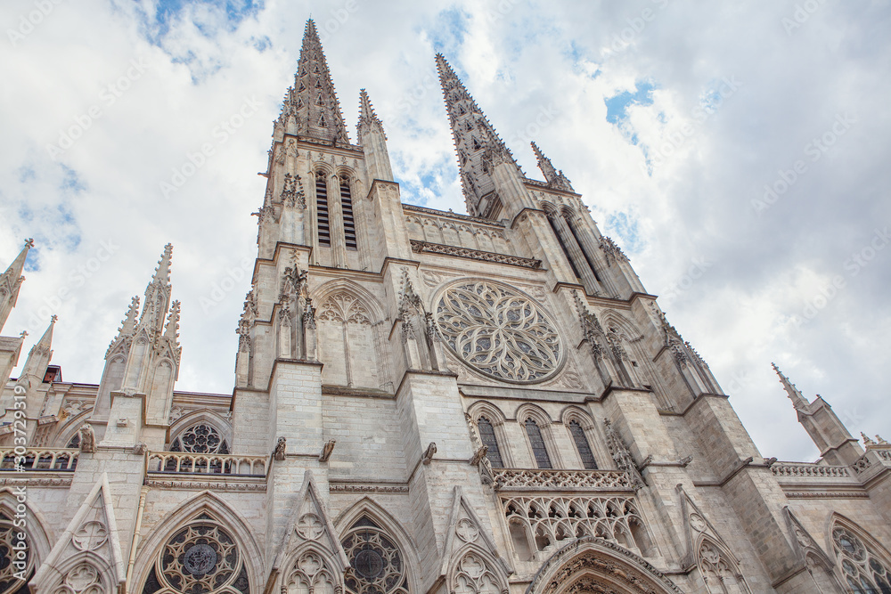 Saint Andre Catholic Cathedral in Bordeaux France