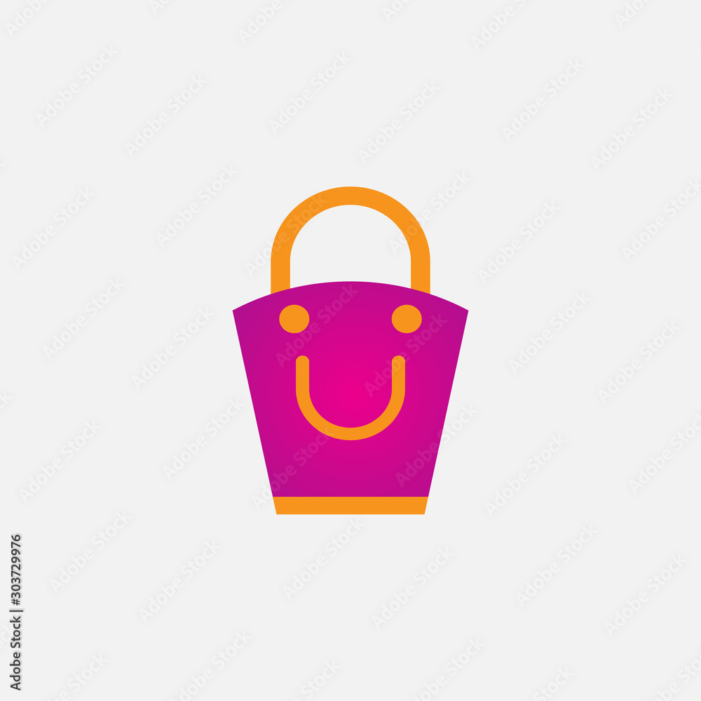 shopping bag isolated on white background shopping bag isolated on white background