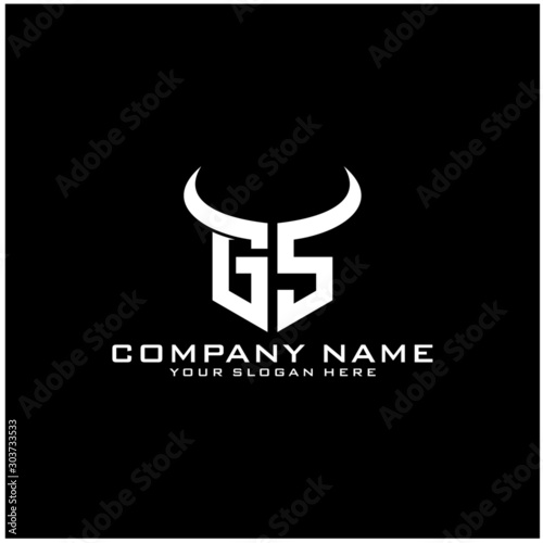 Letter GS logo icon design template elements © Catharsis