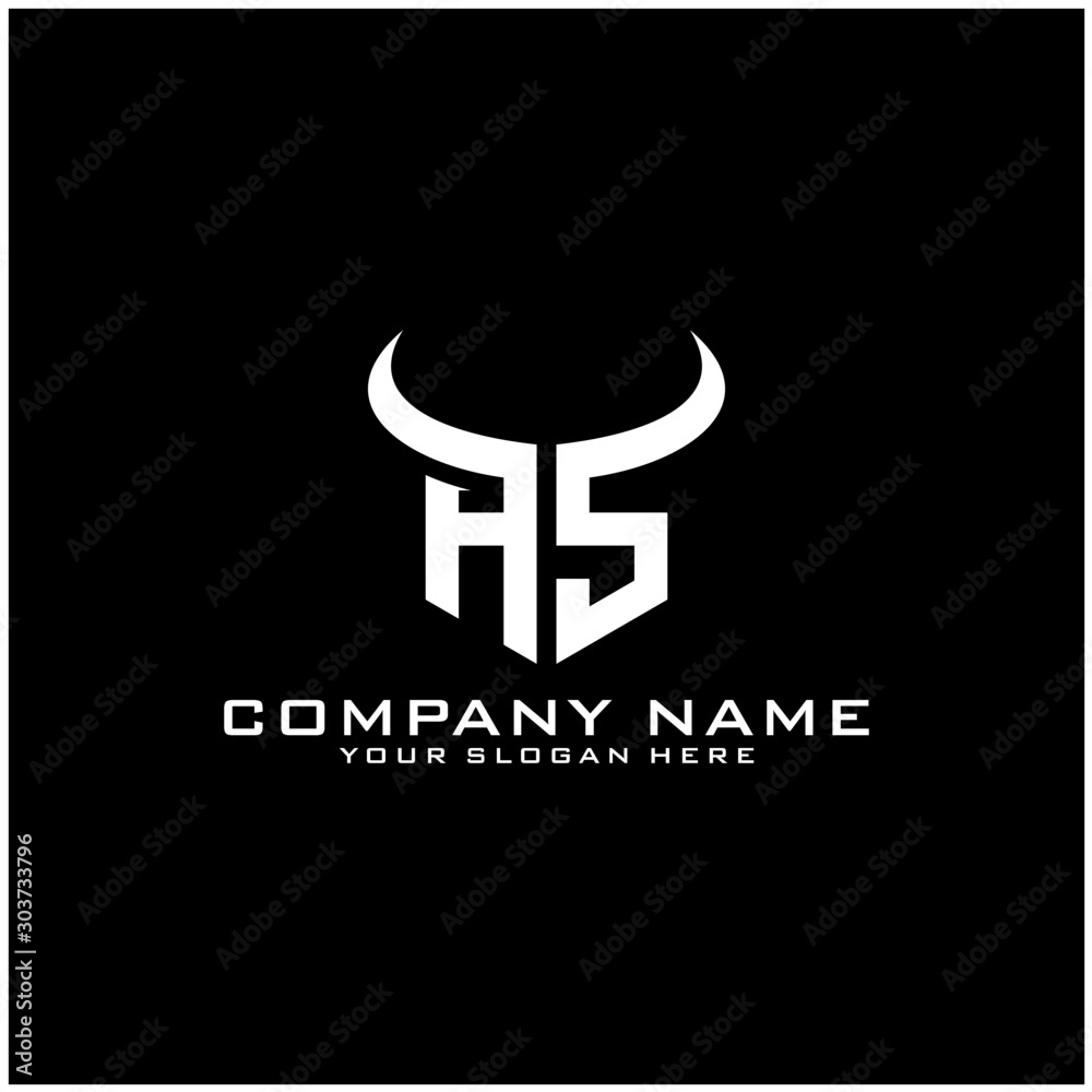 Letter HS logo icon design template elements Letter HS logo icon design template elements