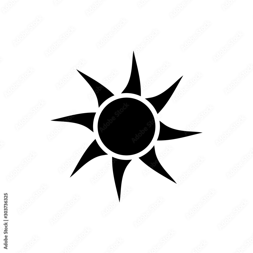 sun icon vector design symbol sun icon vector design symbol