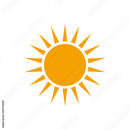 sun icon vector design symbol