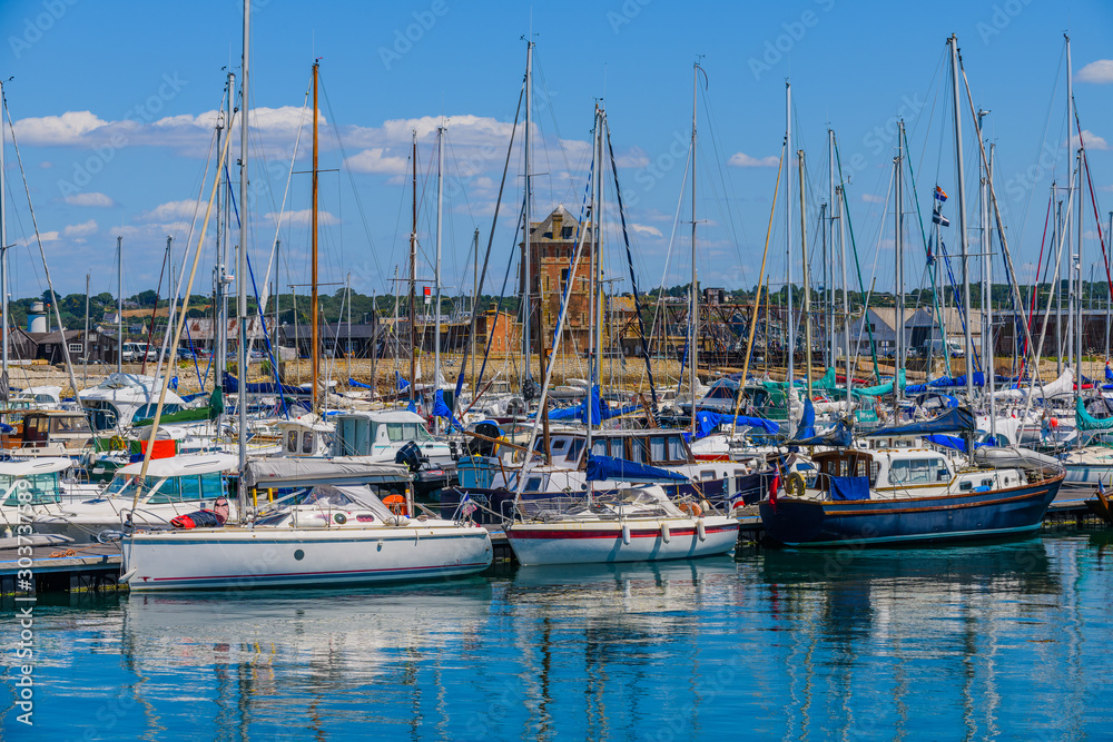 Yacht port  in Camaret-sur-Mer . Finister. Brittany. France