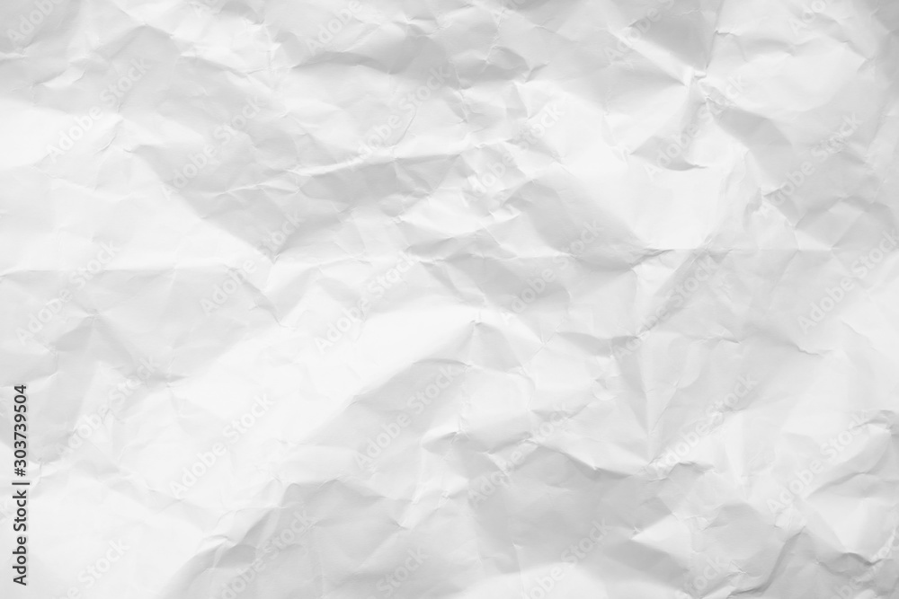 White crumpled paper texture background. White crumpled paper texture background.
