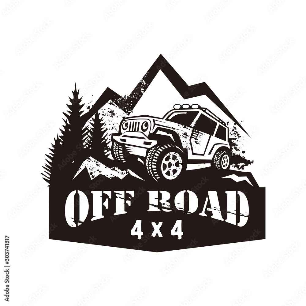 Off Road Logo Stock Vector | Adobe Stock