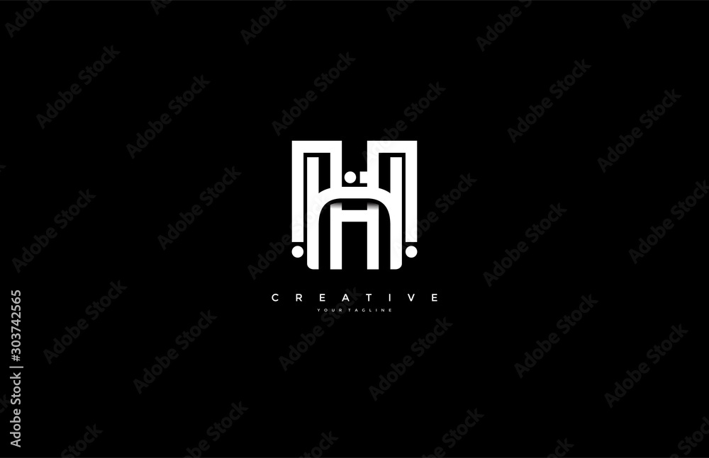 Initial H Luxury Monogram Elegant Logotype