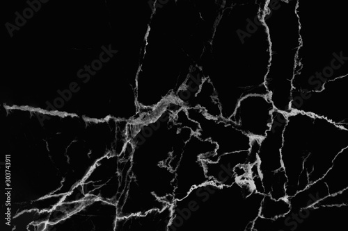 Black marble texture for background or design art work.