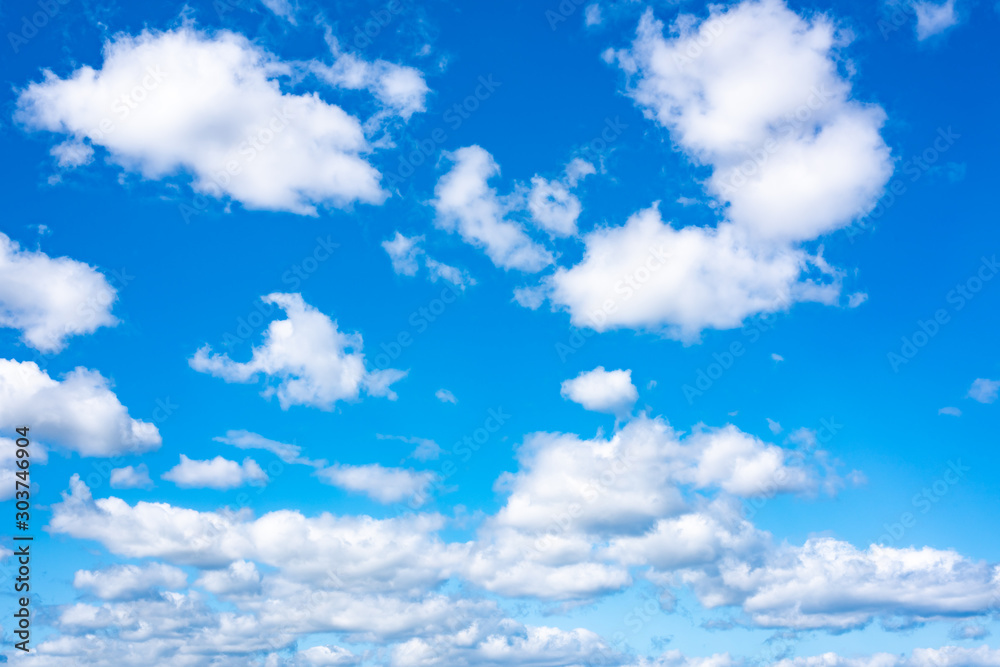 Blue sky with white clouds Blue sky with white clouds
