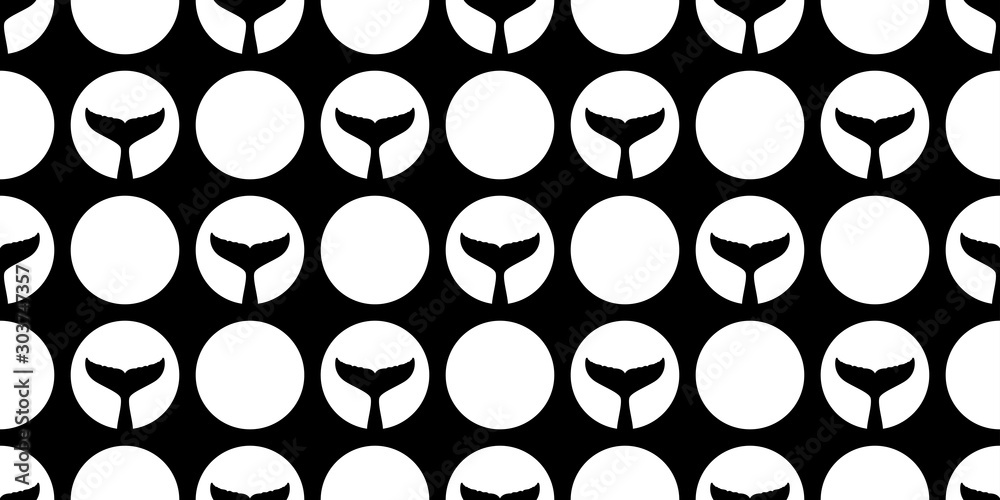 whale tail seamless pattern shark fin vector dolphin fish polka dot scarf isolated repeat wallpaper tile background animal cartoon illustration ocean sea doodle design whale tail seamless pattern shark fin vector dolphin fish polka dot scarf isolated repeat wallpaper tile background animal cartoon illustration ocean sea doodle design