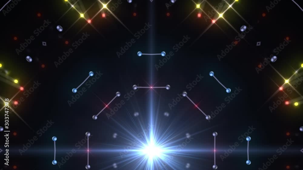 Kaleidoscope illumination Neon Light Abstract Background. Kaleidoscope illumination Neon Light Abstract Background.