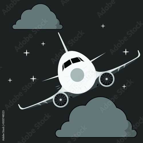 Aero Plane Jumbo Jet Bus