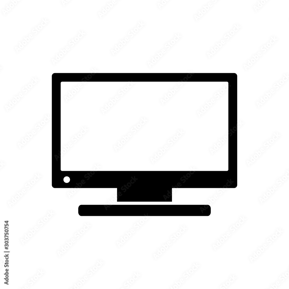 monitor - led icon vector design template monitor - led icon vector design template