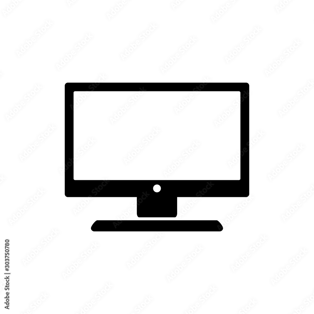 monitor - led icon vector design template monitor - led icon vector design template