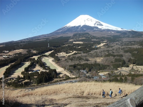 Mount Fuji in winter