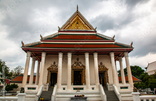 Wat Makutkasatriyaram, a buddhist temple of Bangkok
