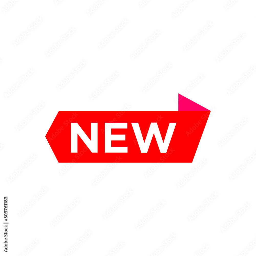 Fototapeta premium new label icon vector design symbol