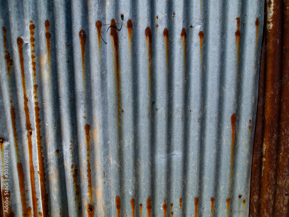 Rusty Corrugated metal texture or Galvanized iron steel background Rusty Corrugated metal texture or Galvanized iron steel background