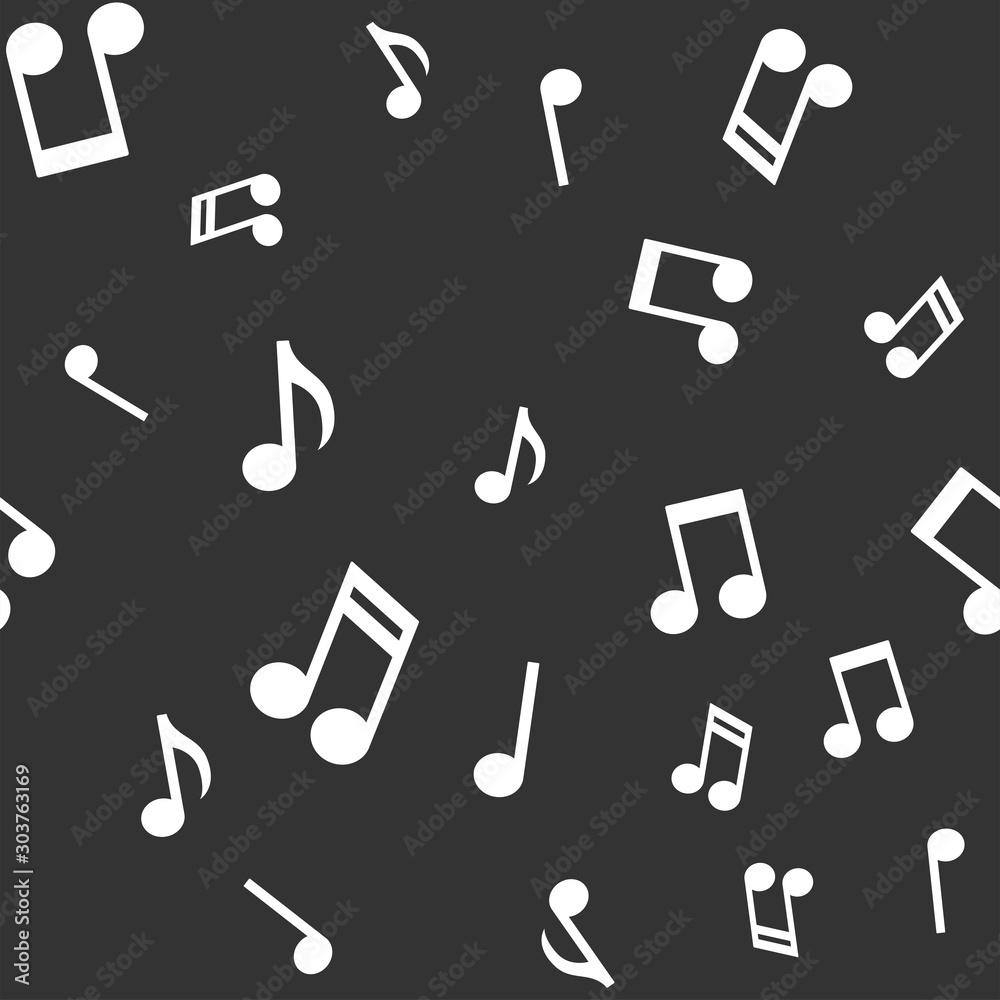 Musical notes seamless pattern. Melody music icon texture background. Musical notes seamless pattern. Melody music icon texture background.