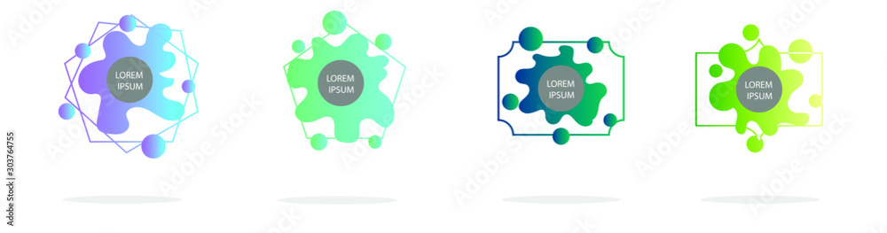 Modern set of abstract banners. Isolated Vector illustration for banners. Template for web design, poster, mobile app Modern set of abstract banners. Isolated Vector illustration for banners. Template for web design, poster, mobile app