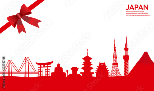 Photography PrintJapan's world-famous landmark, autumn seasons, postcards, panoramic tours,