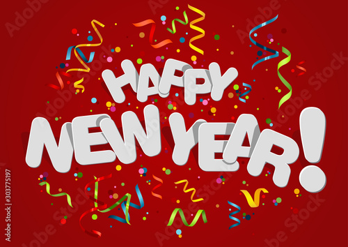 Happy New Year Greeting Car...