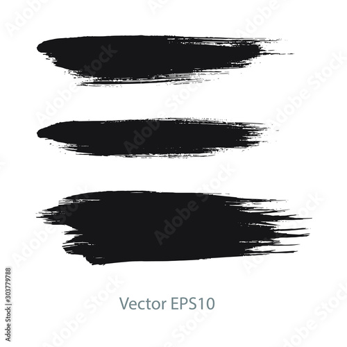 black brush stroke stripes 