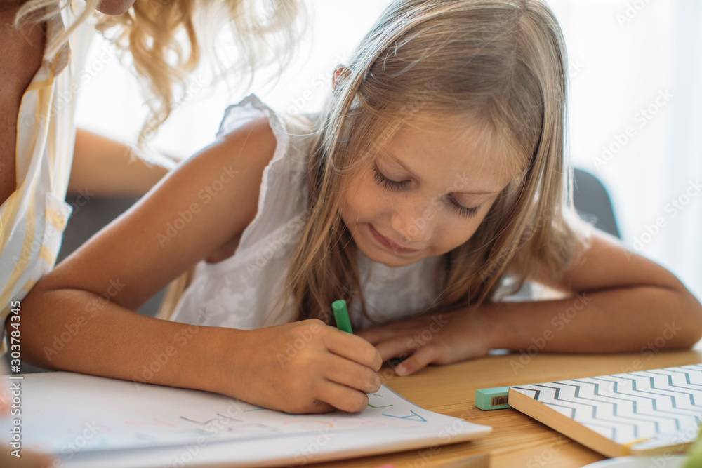 A Child Learning to Write A Child Learning to Write