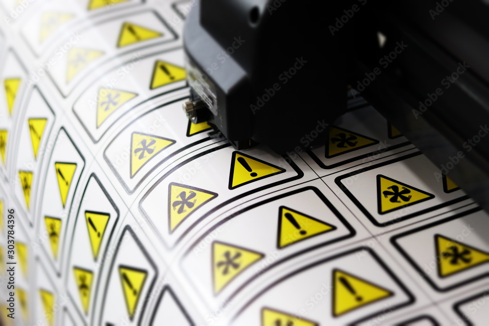 Φωτογραφία Plotter Cutting Stickers Warning
Orange, Black, Summa Cutter