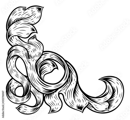 A vintage style filigree le...