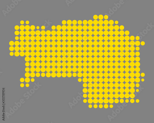 Karte der Steiermark