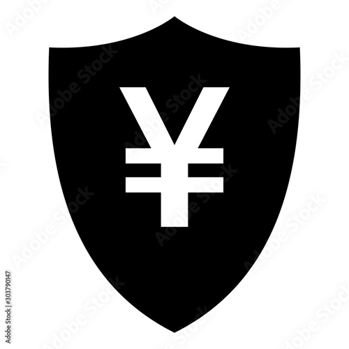 Yen und Schild