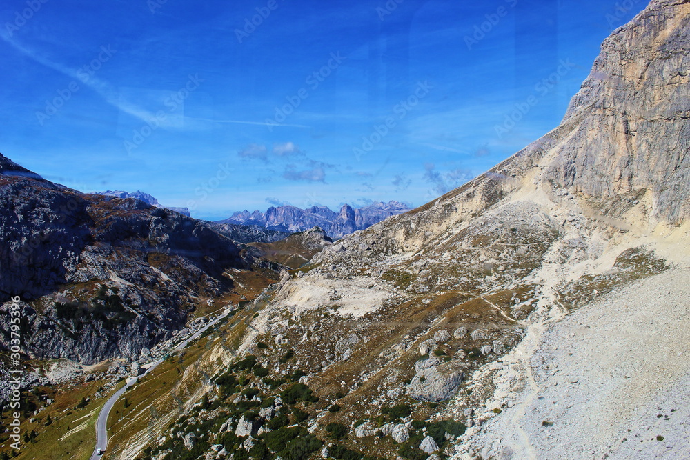 beautiful mountain view by Rifugio Lagazuoi