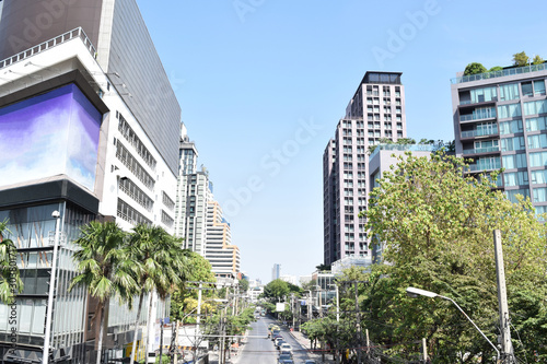 Cityscape of Ekkamai, Bangkok, Thailand