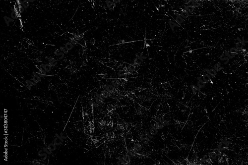 Fototapeta Naklejka Na Ścianę i Meble -  scratches isolated on a black background. template for design