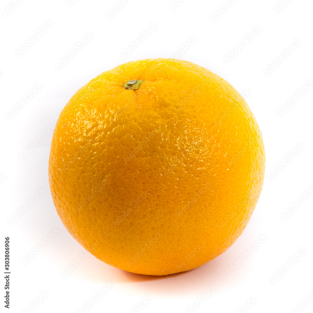 Orange on a white background. Orange on a white background.